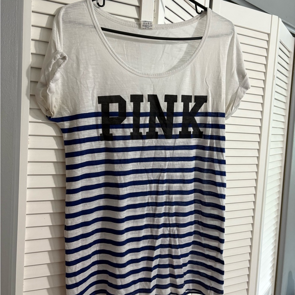PINK Victoria's Secret Striped Tee